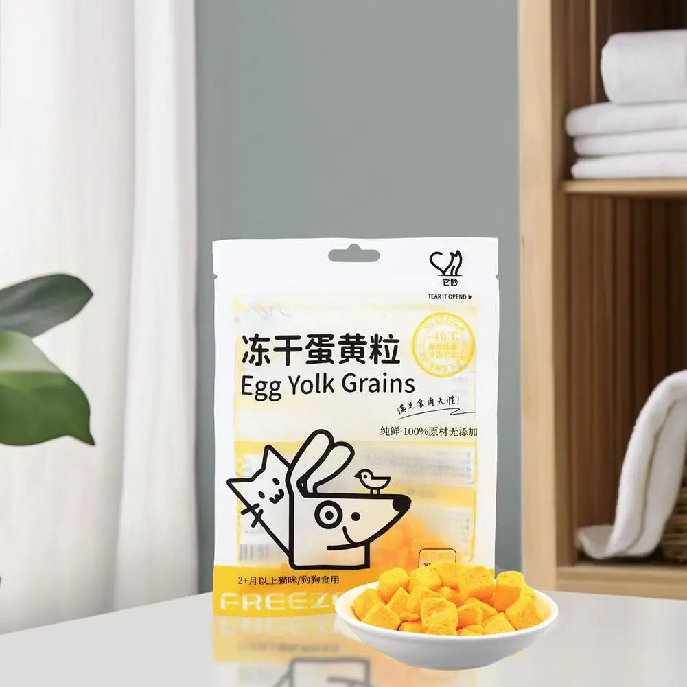 Freeze-Dried Egg Yolk Cat Snack