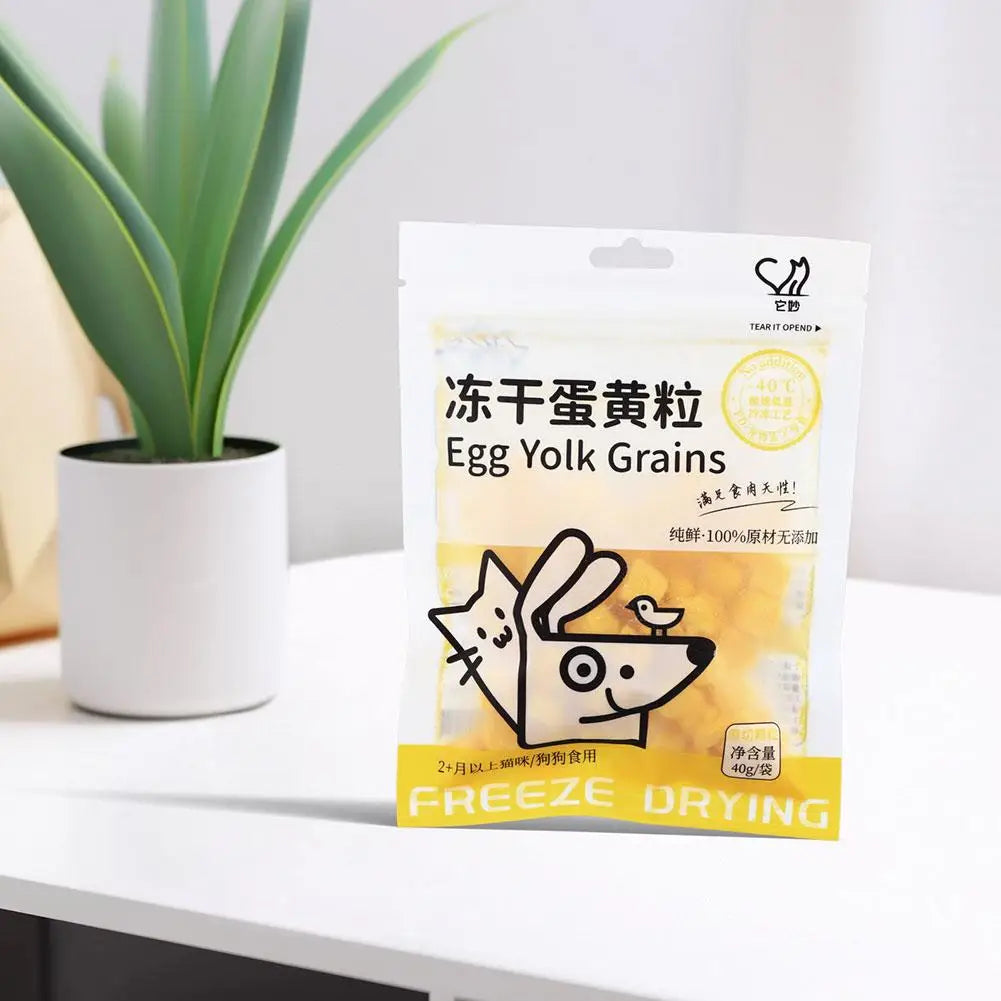 Freeze-Dried Egg Yolk Cat Snack