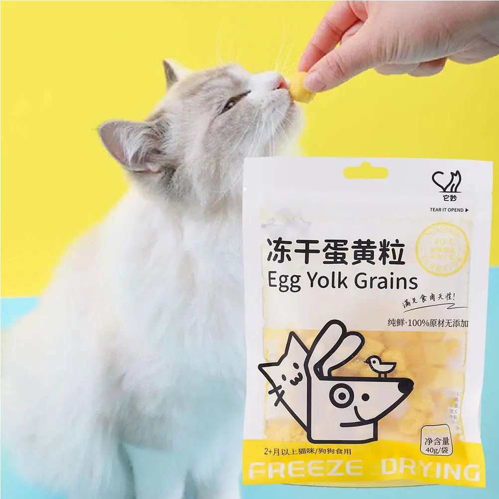 Freeze-Dried Egg Yolk Cat Snack