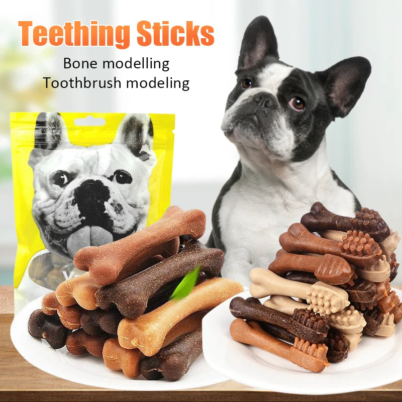 Dog Toothbrush Bone Chew Stick