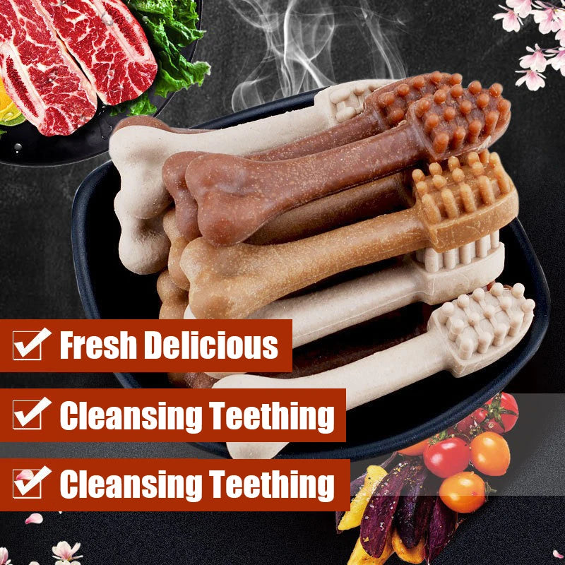 Dog Toothbrush Bone Chew Stick