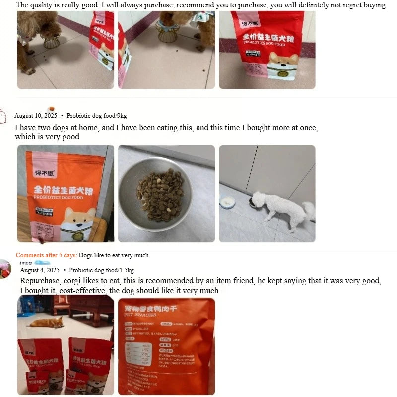 Grain-Free Probiotic Dog Food