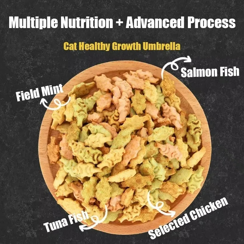 Salmon Chicken Tuna Cat Biscuits